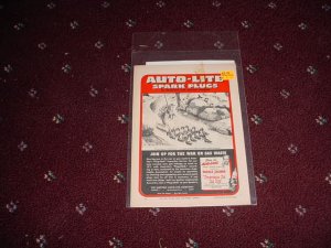 Auto-Lite Spark Plug ad #1
