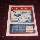 1945 Auto-Lite Spark Plug ad