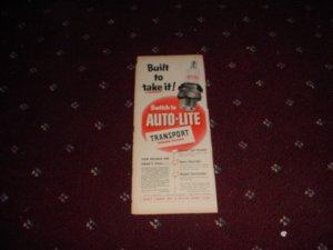 1951 Auto-Lite Spark Plug ad