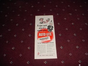 Auto-Lite Spark Plug ad #2