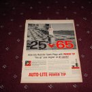 1958 Auto-Lite Spark Plug ad