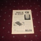 1958 Belco Automotive Paint ad from the UK