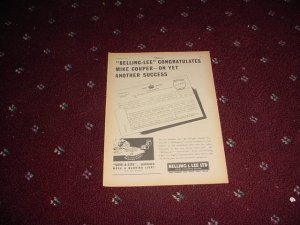 1955 Belling & Lee Save A Light ad #1 from the UK