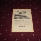 1954 Bluecol Antifreeze ad from the UK