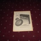 1955 Borg & Beck Clutch Plate ad from the UK