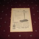 1952 Car-Plate Wax ad with Jack Barclay from the UK