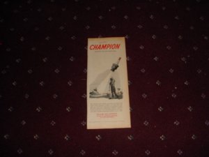 1948 Champion Spark Plugs ad