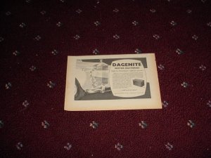 1955 Dagenite Battery ad from the UK