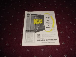 1954 Delco Battery ad