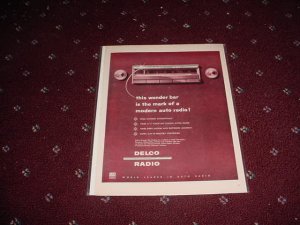 Delco Wonderbar Radio ad
