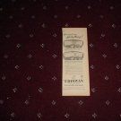 1952 Ediswan Car Lamp Bulbs ad from the UK