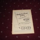 1952 Ferodo Brake Linings ad #1 from the UK
