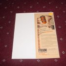 1946 Fram Oil Filter ad