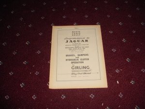 1955 Girling Brakes ad #1 from the UK