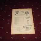 1955 Henlys Motor Agents ad #1 from the UK