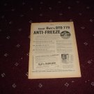 1954 Holts Anti-Freeze ad from the UK