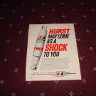 1970 Hurst Shock Absorber ad