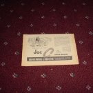 1952 JAC Spring Washers ad from the UK