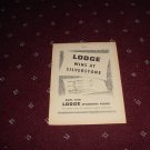 1952 Lodge Spark Plugs ad #1 from the Uk