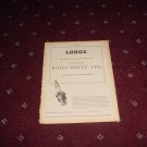 1955 Lodge Spark Plugs ad from the UK for Rolls Royce