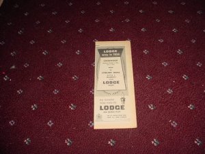 1956 Lodge Spark Plugs ad from the UK
