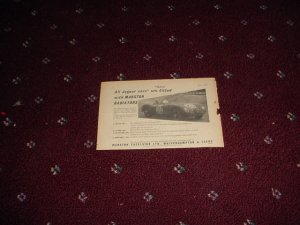 1952 Marston Radiators ad from the UK