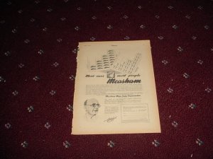 1952 Measham Motor Sales ad #1 from the UK
