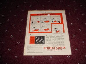 1929 Perfect Circle Piston Rings ad #2