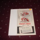 1946 Perfect Circle Piston Rings ad