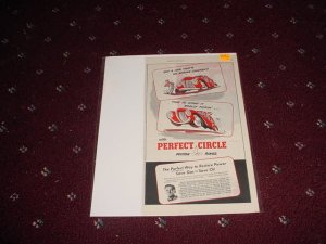 1946 Perfect Circle Piston Rings ad