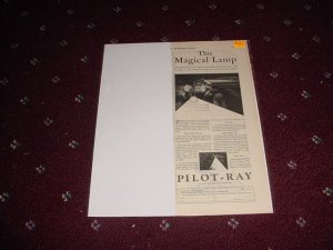 1929 Pilot Ray Headlamp Turner ad