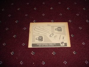 1955 David Powis Washer & Cotter Pin ad from the UK