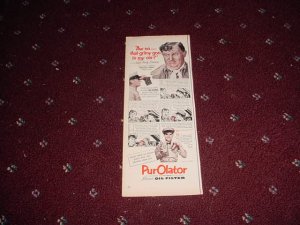 Purolator Oil Filter ad with Andy Devine