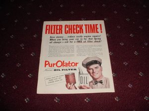 1952 Purolator Oil Filter ad #1