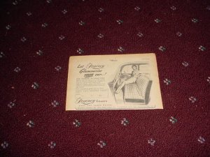 1952 Regency Seat Covers ad from the UK