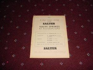 1952 Salter Valve Springs ad from the UK