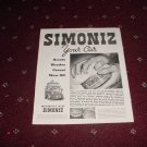 1935 Simoniz Car Wax ad