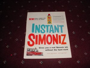 1959 Simoniz Car Wax ad