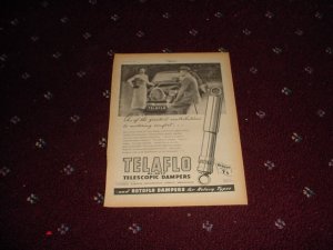 1955 Telaflo Dampers ad from the UK