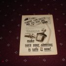 1956 Thompson Steering Joints ad from the UK