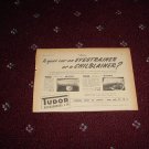 1955 Tudor Windscreen Washer ad from the UK