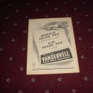 1952 Vandervell Bearings ad #5 from the UK