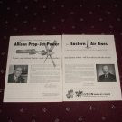 1956 Allison Prop Jet ad with Eddie Rickenbacker