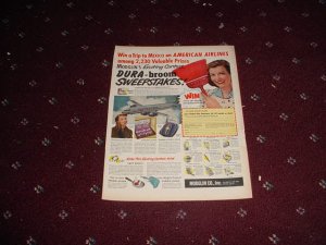 American Airlines ad for Dura Broom contest