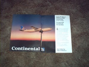 1991 Continental Airlines ad