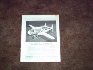 Fairchild Packet Cargo Aircraft ad