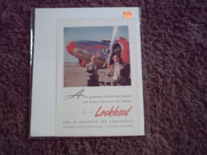 1939 Lockheed Aircraft ad