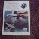 1942 Lockheed P-38 Lightning Aircraft ad