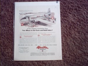 Martin 2-0-2 Transport Aircraft ad #1
