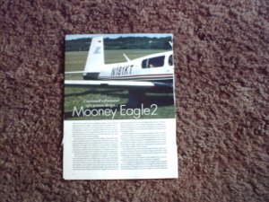 2001 Mooney Eagle 2 Flight report